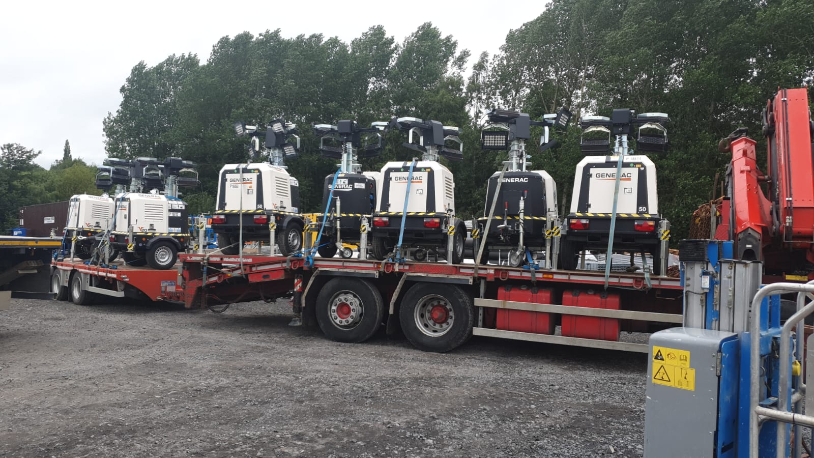 Load of demo Demo Lighting towers...SOLD... dropping off on site